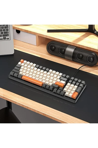 Sarftech Ziyoulang K3 Mekanik 104 Tuş Pro Gaming Reinbow Red Switch Hot Swappable Gaming Oyuncu Klavyesi - 4