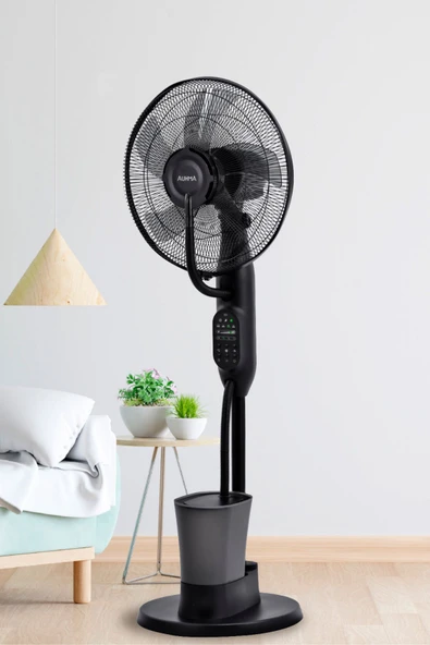 Sarftech 16'' Buharlı Vantilatör Kumandalı 75W Nemlendiricili Fan Zaman Ayarlı Ultra Sessiz Vantilatör - 4