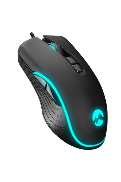 Everest SM-G56 CORAX Usb Siyah 7D Optik 7200dpi LED Işıklı Gaming Oyuncu Mouse