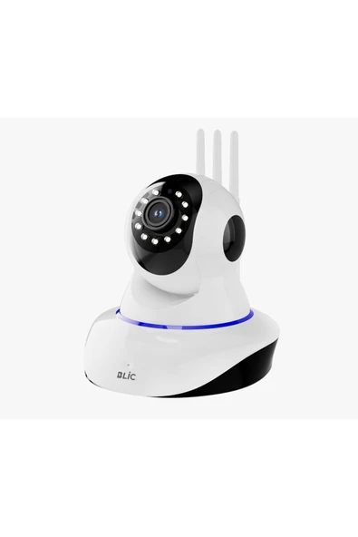 Sarftech Kablosuz Zarif Tasarım Bebek İzleme IP Güvenlik Kamerası Uygulamalı Gece Görüşlü Güvenlik IP Kamera - 2