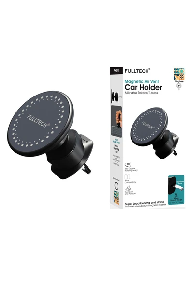Sarftech 1.Sınıf Mıknatıslı Yükseltilebilir Başlık 360° Dönen Başlıklı Sarj Özellikli Araç Içi Telefon Tutucu ürün görseli 1