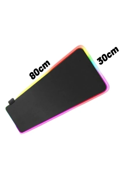 Antech Rgb Düz Siyah 80*30 Cm Gaming Oyuncu Mousepad - 2