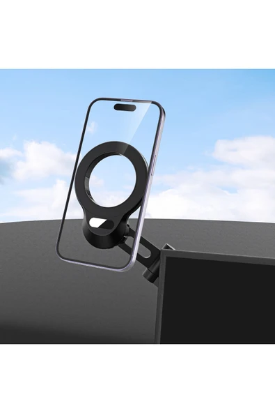 Fulltech Fhd6 Magsafe Uyumlu Katlanabilir Araç Içi Mıknatıslı Telefon Tutucu - 3