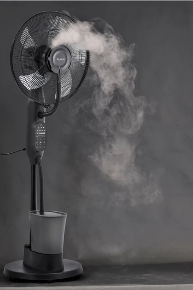 Sarftech 16'' Buharlı Vantilatör Kumandalı 75W Nemlendiricili Fan Zaman Ayarlı Ultra Sessiz Vantilatör - 2