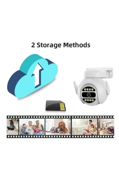 Sarftech HD 4MP 3.0X IP66 IP Kamera Wifi Özellikli Hareket Takipli ve Gece Görüşlü Kamera Blm-38 - 3