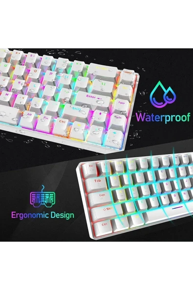 Sarftech T60 Siyah Rgb Uygulamalı Kırmızı Red Switch Gaming Klavye Rgb Kablolu Gaming Oyuncu Klavyesi - 7