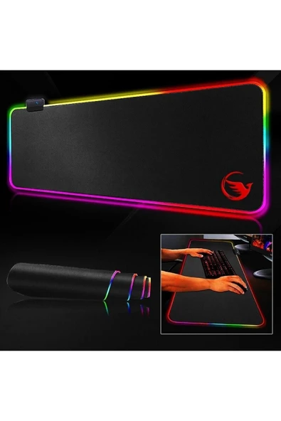 SPRANGE Lmp-80 800x300x4.0mm Rgb Işıklı Oyuncu Mouse Pad - 4