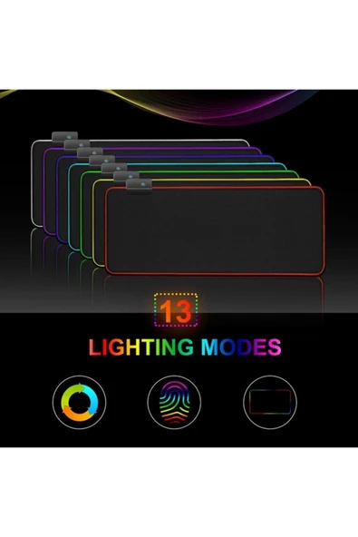 SPRANGE Lmp-80 800x300x4.0mm Rgb Işıklı Oyuncu Mouse Pad - 3