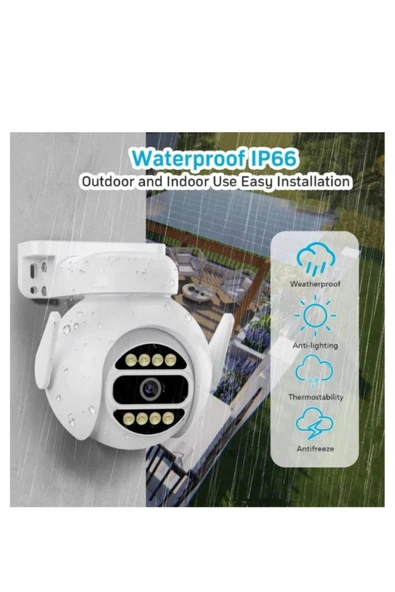 Sarftech HD 4MP 3.0X IP66 IP Kamera Wifi Özellikli Hareket Takipli ve Gece Görüşlü Kamera Blm-38 - 4