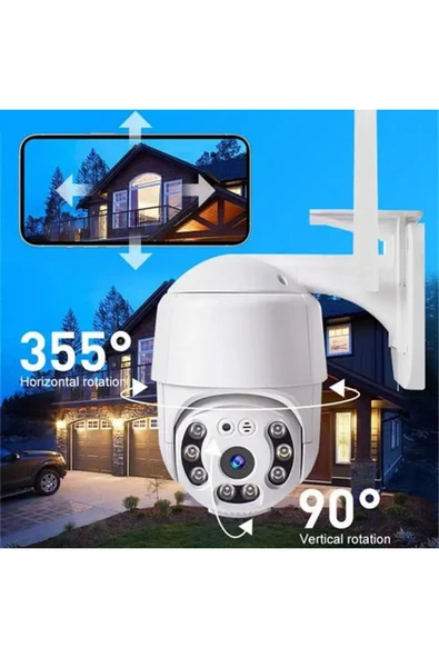 SECULUDA Wifi Smart Ip Güvenlik Kamera Motorlu 1080p 2mp - 3