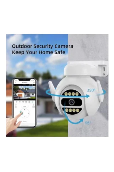 Sarftech HD 4MP 3.0X IP66 IP Kamera Wifi Özellikli Hareket Takipli ve Gece Görüşlü Kamera Blm-38