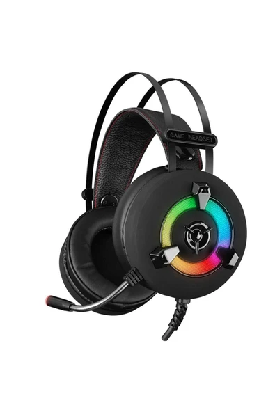 Rampage Miracle-x2 Plus Siyah Rgb Led 7.1 Surround Sound System Gaming Mikrofonlu Oyuncu Kulaklığı