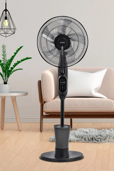 Sarftech 16'' Buharlı Vantilatör Kumandalı 75W Nemlendiricili Fan Zaman Ayarlı Ultra Sessiz Vantilatör - 3