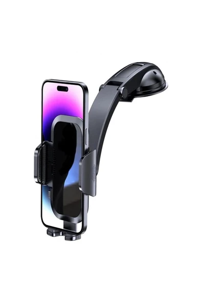 ACL T-78 360° dönebilen Güçlü Mıknatıslı Vantuzlu Araç İçi Tutacak - 4