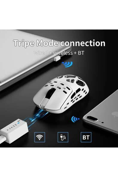 Sarftech AM-3 Max Magnezyum Alışımlı 3in1 Sensörlü 8K Dongle Gaming Oyuncu Mouse - 2