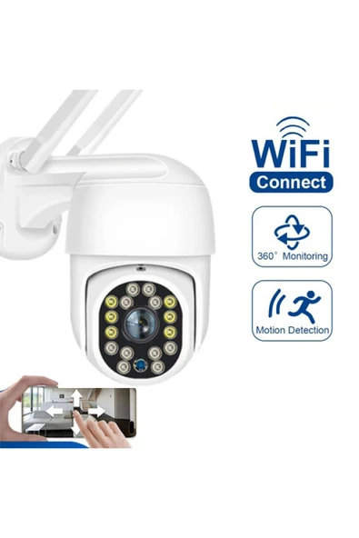 Life Teknoloji Blic Blm-05 Full Hd 1080p Ip66 Wifi Akıllı Haraket Takip 4x Zoom Su Geçirmez Ip Kamera