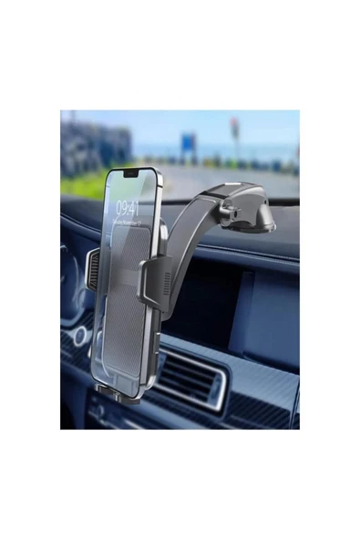 ACL T-78 360° dönebilen Güçlü Mıknatıslı Vantuzlu Araç İçi Tutacak