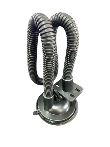 H111 Araç İçi Telefon Tutucu Vakumlu 60Cm Uzun Spiralli Tutucu - 5