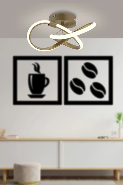 Dekorluna Alen Modern Plafonyer Eskitme Gün Işığı Tavana Sıfır Salon Mutfak Hol Led Avize ürün görseli