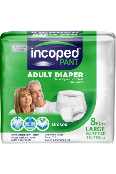 Incoped Pant Emici Külot Large8 Adet x 6 - 1