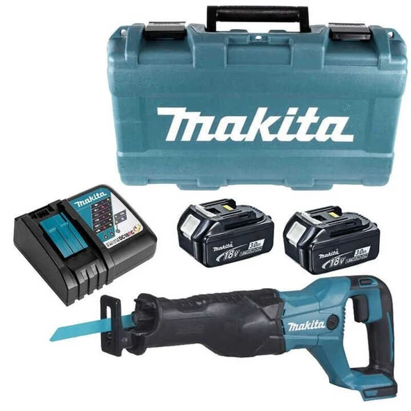 Makita DJR186RFE 18 V Çift Akülü Tilki Kuyruğu Testere