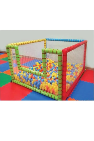 Antalya Kent ekipmanları Fileli Top Oyun Havuzu 150×150×h100