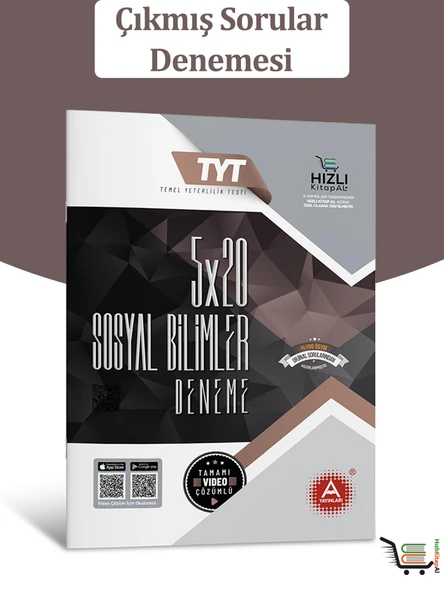 5x20 TYT Sosyal Bilimler Çıkmış Sorular Denemesi