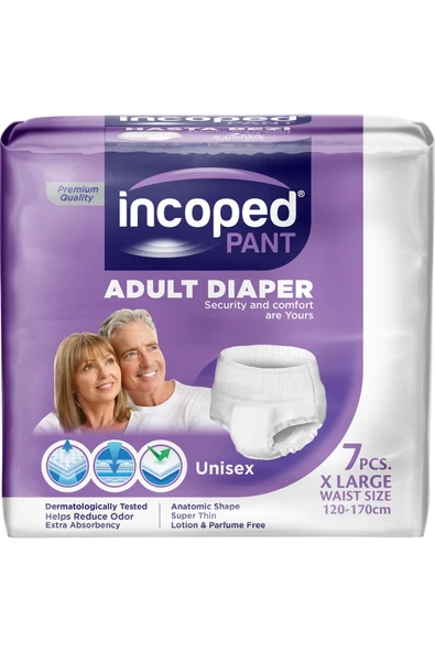Incoped Pant Emici Külot X Large 7 Adet x 2 - 1
