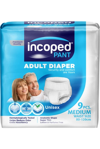 Incoped Pant Emici Külot Medium 9 Adet x 4 - 1