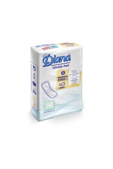 Yeni Günlük Ped Normal 40 adet x 3 - 1