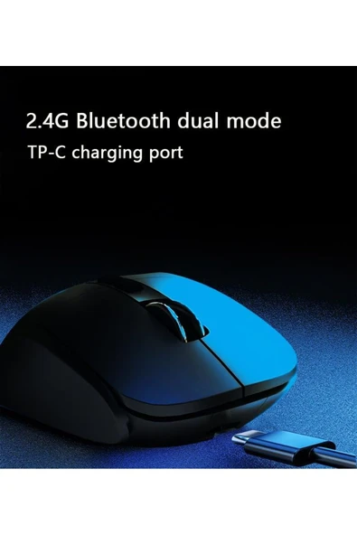 Sarftech Kablosuz Ergonomik Zarif Tasarım RGB Dual Moude 2.4Ghz+BT5.0 Ofis ve Gaming Oyuncu Faresi - 2