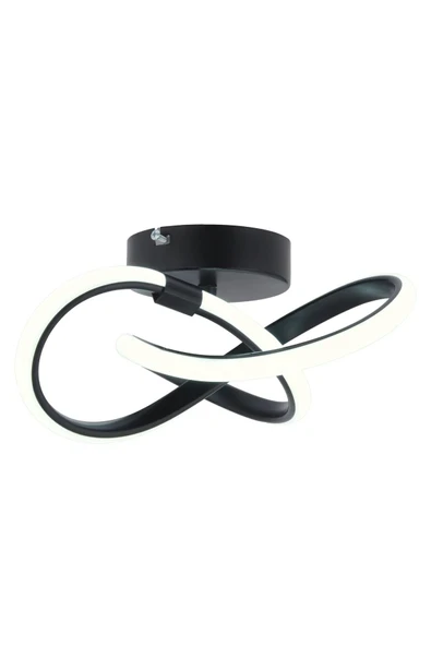 Dekorluna Alen Modern Plafonyer Siyah Beyaz Işık Tavana Sıfır Salon Mutfak Hol Led Avize - Resim 3