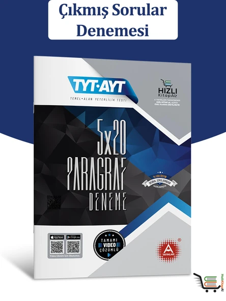 5x20 AYT-TYT Paragraf Çıkmış Sorular Denemesi - 2