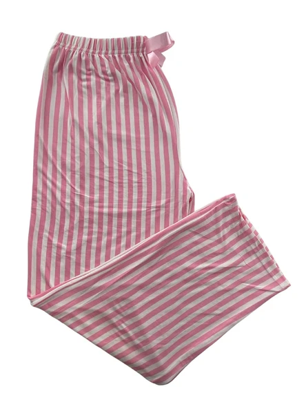 Kadın İnce Beyaz Çizgili Pijama Altı Milan -3010