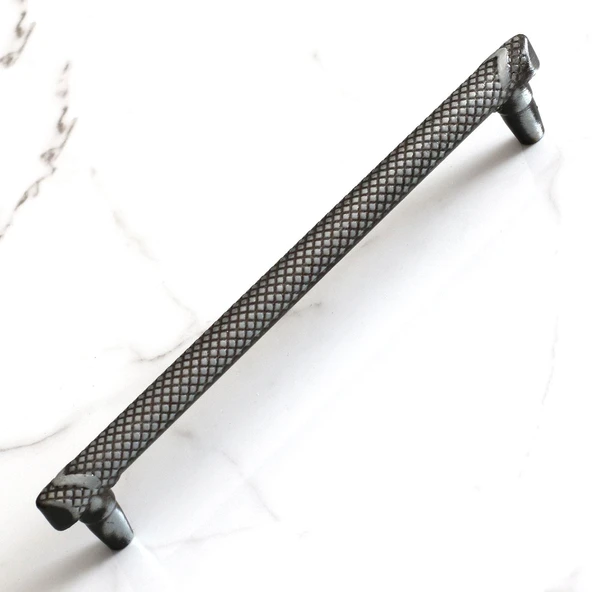 Metal 16 cm Mobilya Mutfak Çekmece Dolap Kulpu Kulbu Kulpları 160 mm Eskitme Antik Gümüş - 3