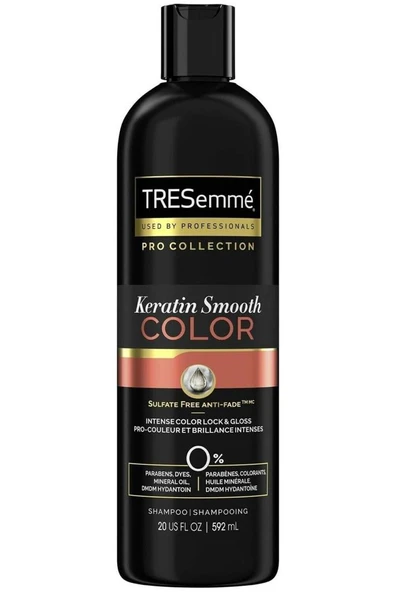 Tresemme P/c Keratin Smooth Boyalı Saçlara Sülfatsız Şampuan 592ml