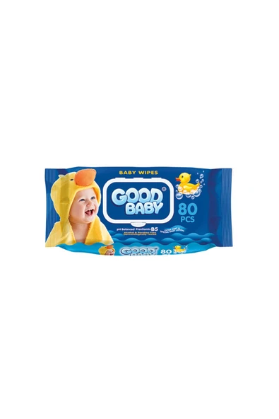 Islak mendil plastik kapakli 80 adet x 6