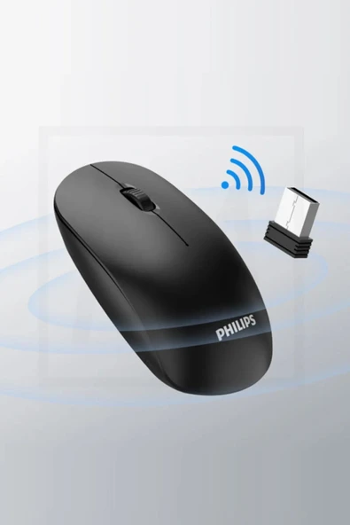 Sarftech Spk7315 M315 Siyah Wireless Sessiz Click Kablosuz Mouse 1200dpi - 6