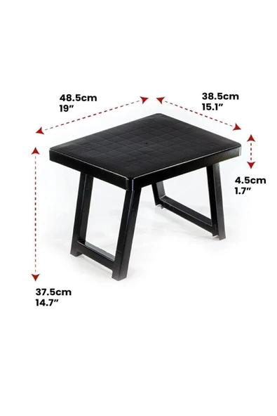 Pera Toys Katlanır Plastik Sehpa Portatif Kamp Masası