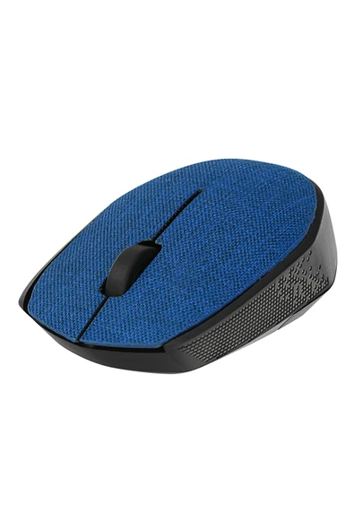 Sarftech Mavi Kablosuz Usb 2.4ghz Terletmez Kumaş Fabric Yüzey 1.200dpi Hafif Kablosuz Mouse - 3