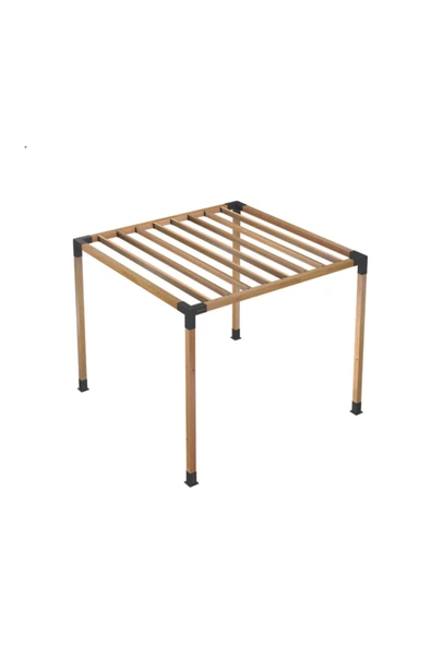 Antalya Kent ekipmanları Pratik Ahşap Pergole - 3