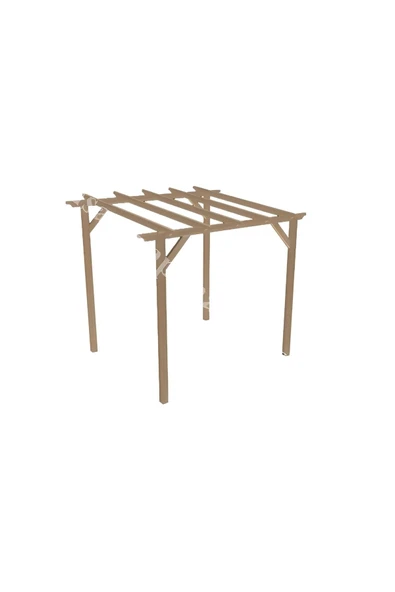 Antalya Kent ekipmanları Pratik Ahşap Pergole