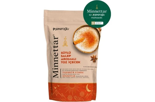 ŞEKEROĞLU MİNNETTAR SÜTLÜ SALEP 200 GR