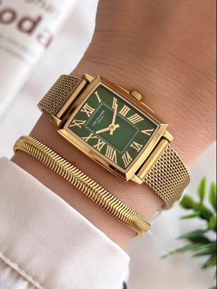 VS.BLKT.0244 Lee Cooper Çelik Hasır Kordonlu 3 Atm Suya Dayanıklı Kadın Kol Saati VS.BLKT.0244 ürün görseli