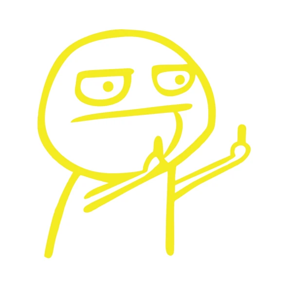 Terbiyesiz Çocuk Oto Sticker 17x17 Cm Sarı ürün görseli