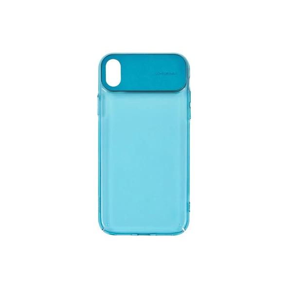Baseus  Comfortable Series Apple iPhone Xs Kılıf WIAPIPH58-SS Açık Mavi - 2