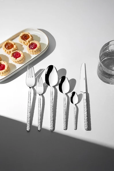 Nehir Lyon Sade 12 Kişilik 72 Parça Kutulu Çatal Kaşık Bıçak Tk.