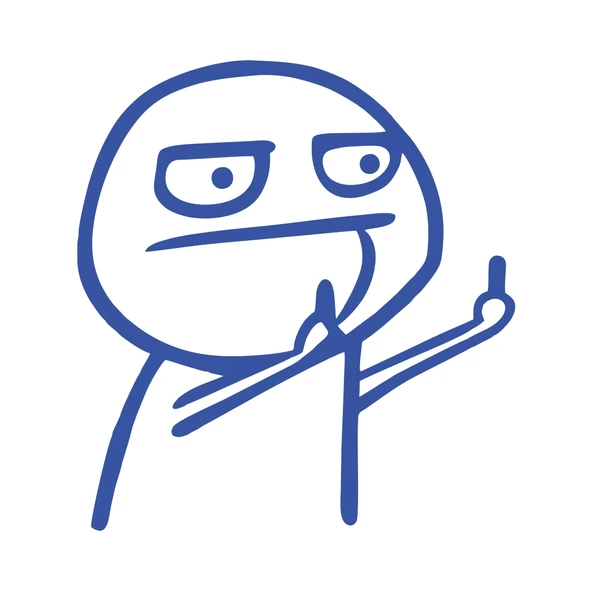 Terbiyesiz Çocuk Oto Sticker 17x17 Cm Mavi ürün görseli