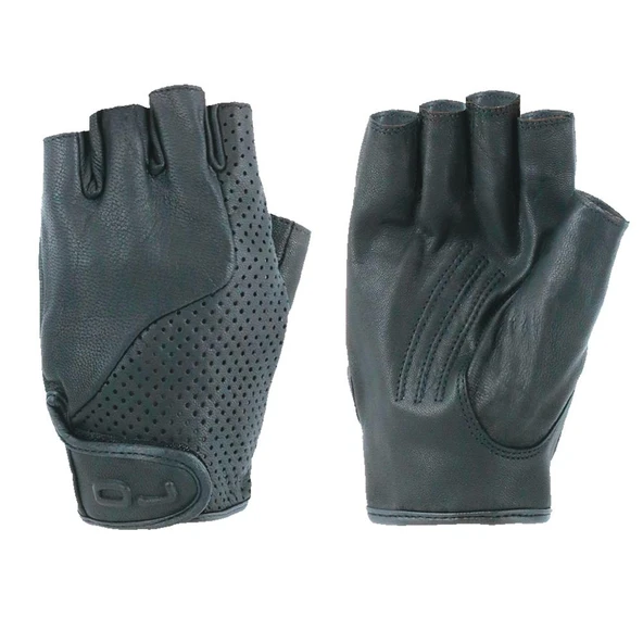 OJ FRESH SİYAH YARIM PARMAKSIZ MOTOSİKLET ELDİVENİ L ürün görseli 1