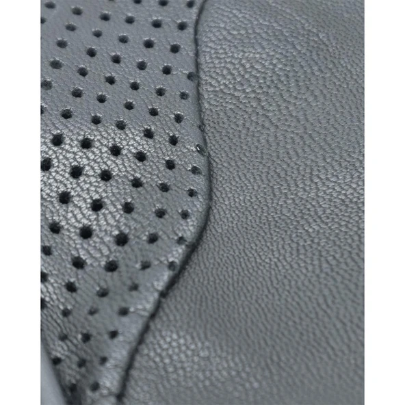 OJ FRESH SİYAH YARIM PARMAKSIZ MOTOSİKLET ELDİVENİ L - Resim 5